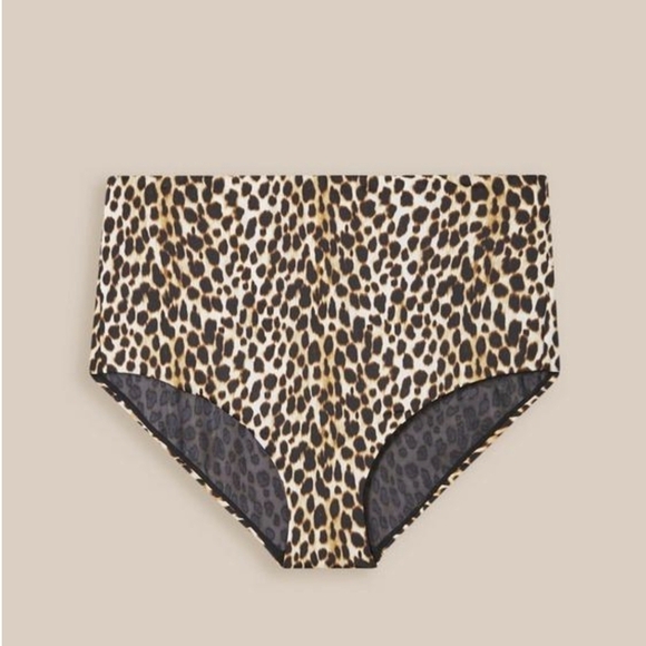 Torrid leopard swim High Waist Bottom 3x & Underwire Twist top 3x DD/F - Picture 3 of 15